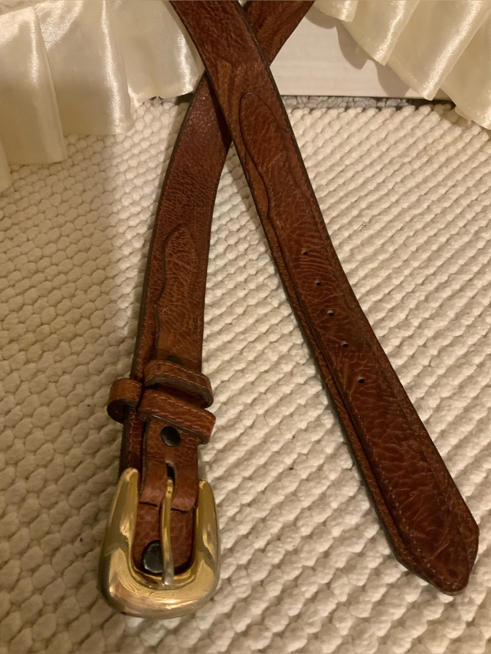 GRAVEL BOOTS OSTRICH BELT